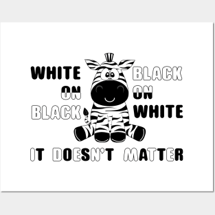 Black on White or White on Black Posters and Art